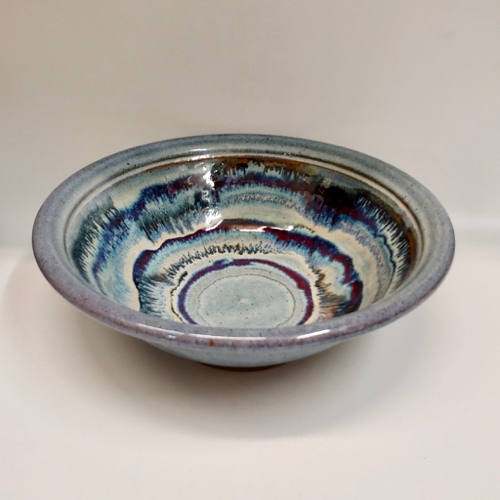 #221163 Bowl Blue/Red/White $28 at Hunter Wolff Gallery